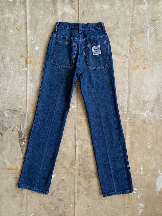 1980's Levi's White Patch Jeans / Vintage 70's 80's Levis