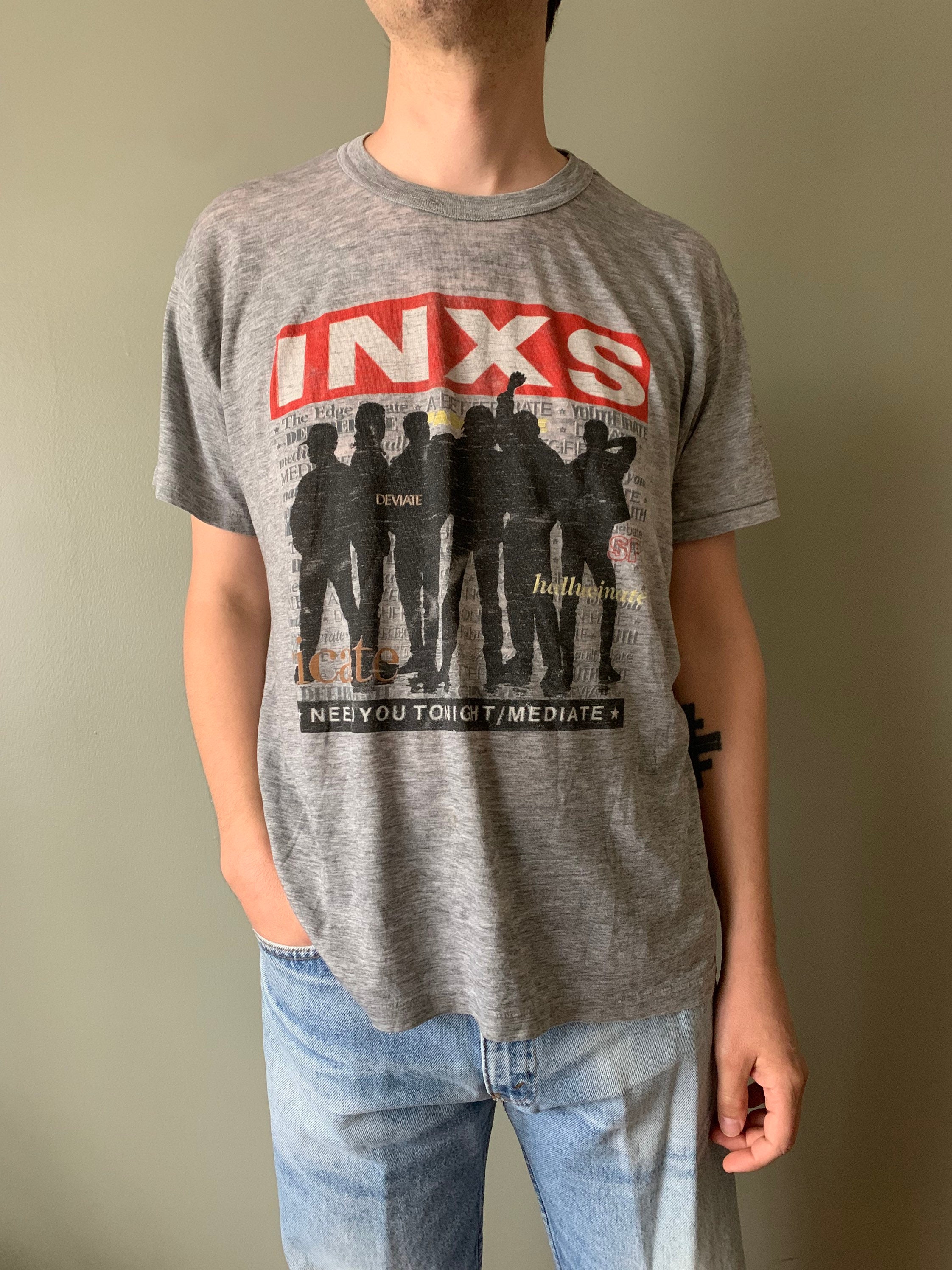 1980s INXS Kick Need You Tee / Vintage 80s - Etsy