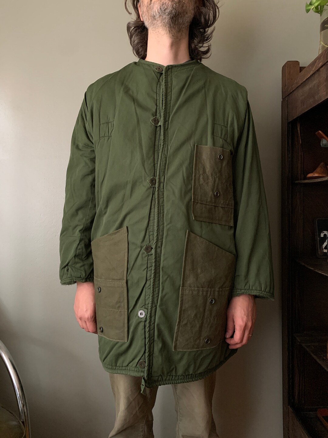 Canadian Military Short Jacket Liner / Used Excellent main image 1