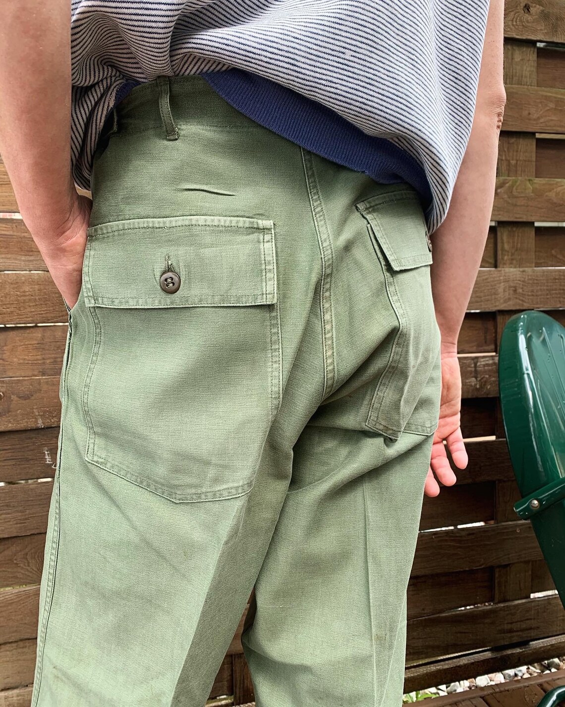 olive green army pants