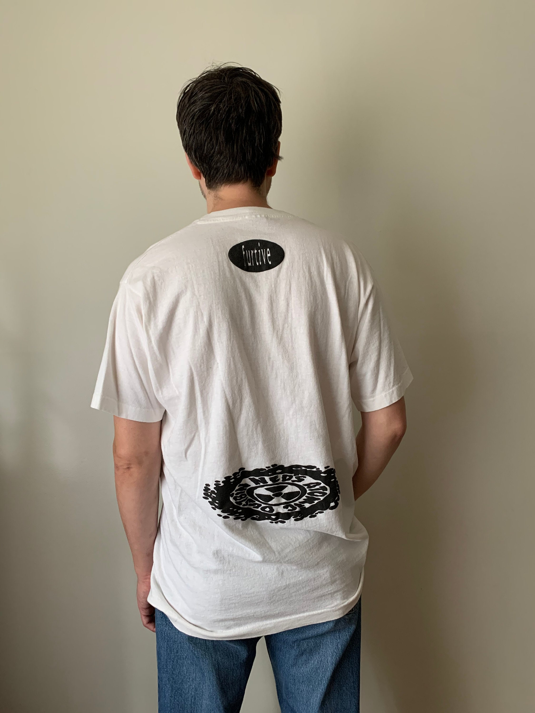 1991 Ned's Atomic Dustbin God Fodder Tee / Large White Furtive