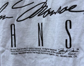 ヴィンテージ 1995 マリリン・モンロー ジーンズ Tシャツ / 90年代