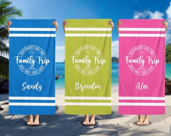 Toalla de playa para viajes familiares 2026: regalo de verano