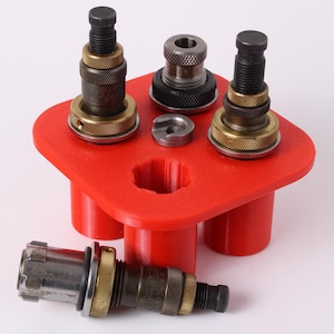 Hornady Lock-N-Load Die Rack – Holds 4 Reloading Dies + Shell Holder | Bench, Shelf, Drawer, or Rail Mount | ROR System