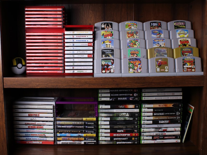 Stackable PS1 Game Case Rack – Holds 5, 10, or 15 Cd-sized Cases ...