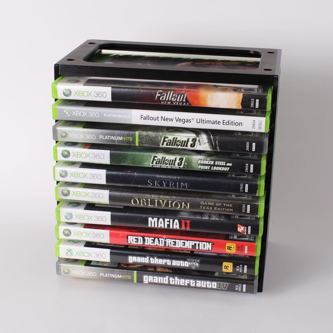Stackable Game Case Rack for Xbox 360, PS2, Wii, Gamecube & More ...