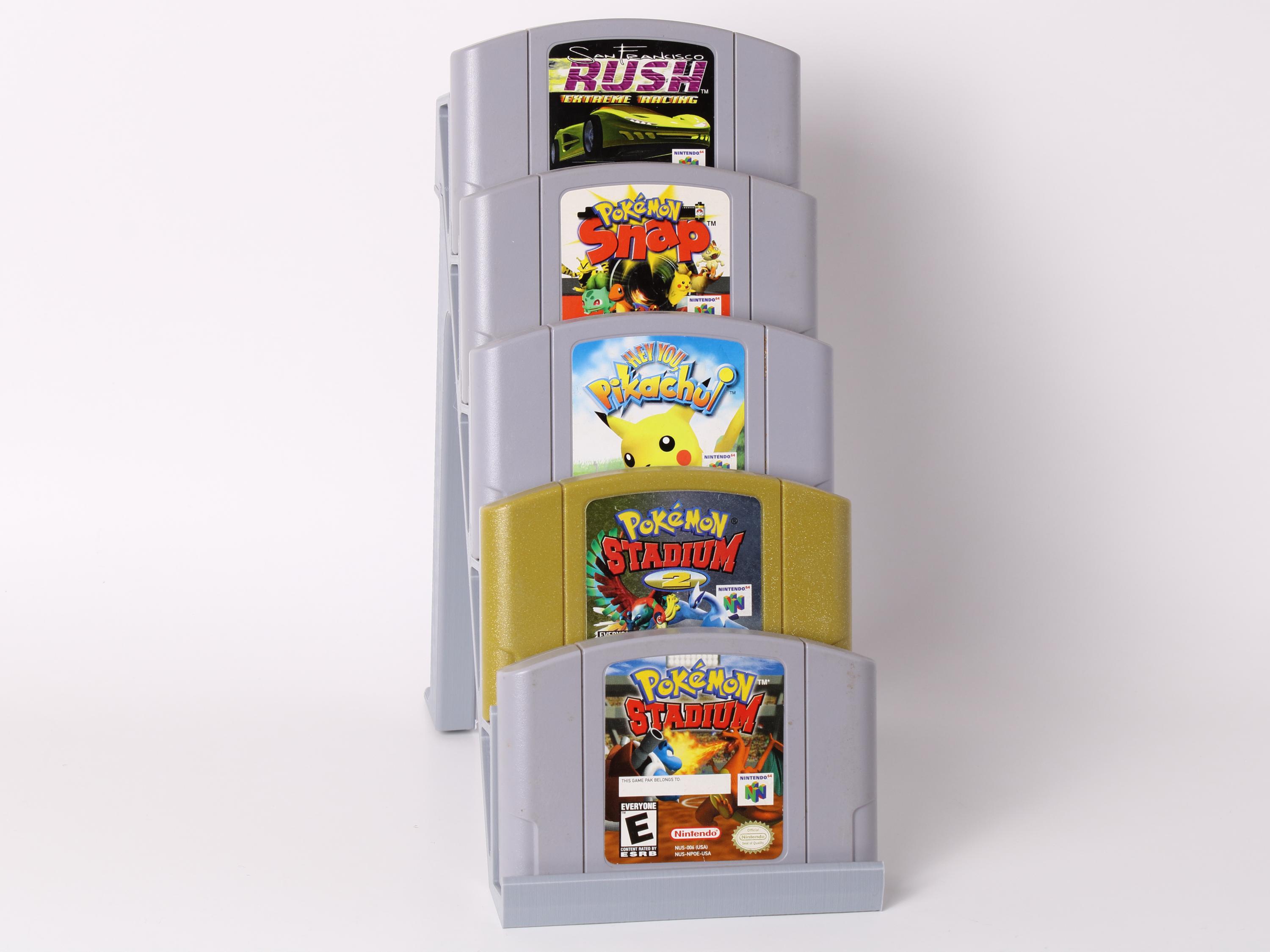 Cartridge Racks N64 Cartridge Display Rack – Holds 5 Games | Modular & Expandable ...
