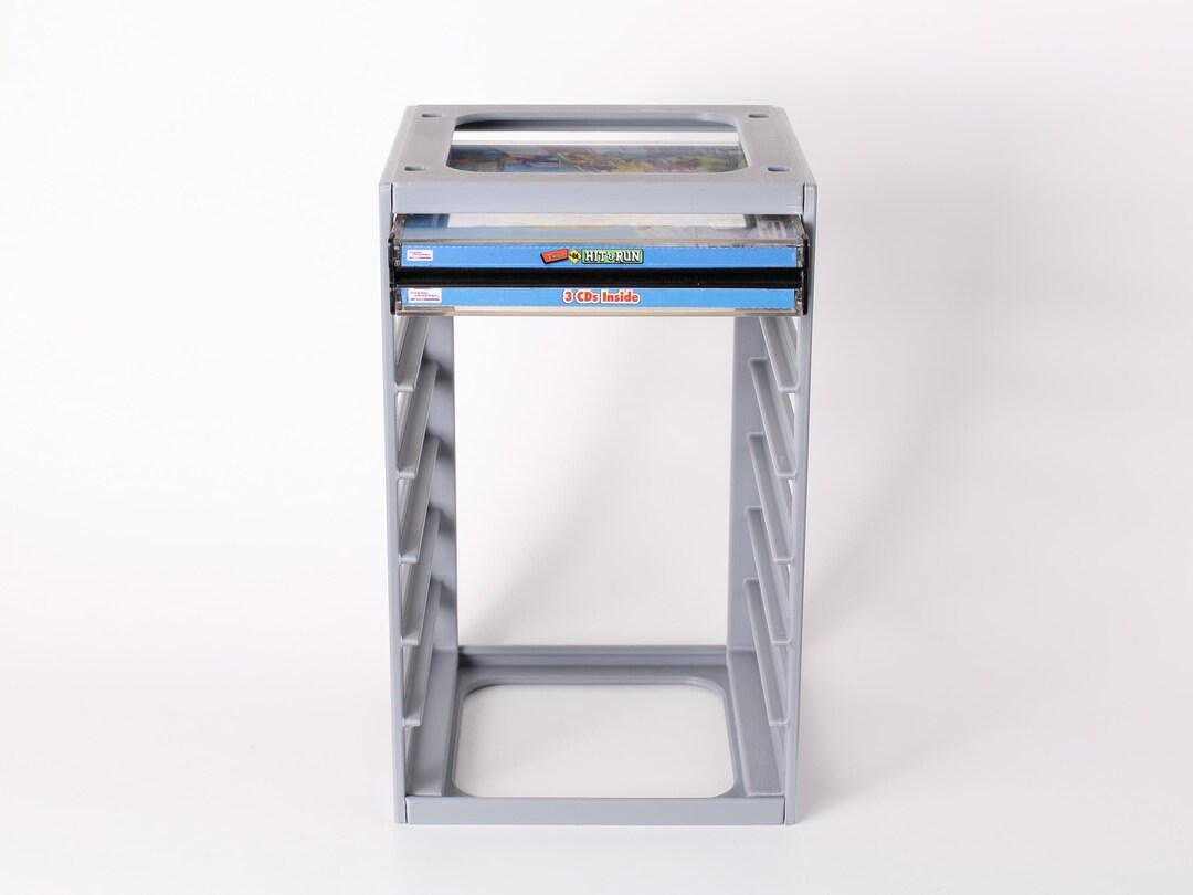 Stackable PS1 DOUBLE Jewel Case Rack – Holds 5, 6, or 7 Double Cases ...