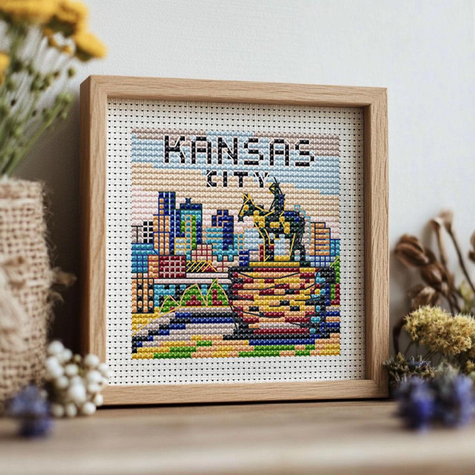 Kansas City Cross Stitch Pattern - Instant PDF Pattern Download - Etsy