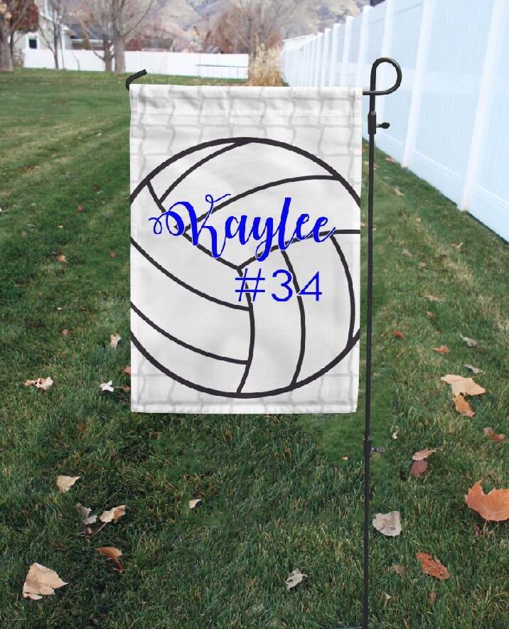 Personalized Volleyball Sports Home & Garden Flags Etsy UK