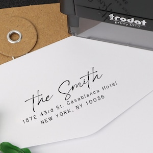 Adresstempel | Zelfinktende en rubberen adresstempel | Gepersonaliseerde retourstempel | Huisadresstempel | Trouwadresstempel | Aangepaste stempel