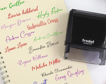 HANDTEKENStempel, gepersonaliseerde naamstempel, aangepaste naamstempel, zelfinktende handtekeningstempel, kalligrafiestempel, zakelijke handtekeningstempel