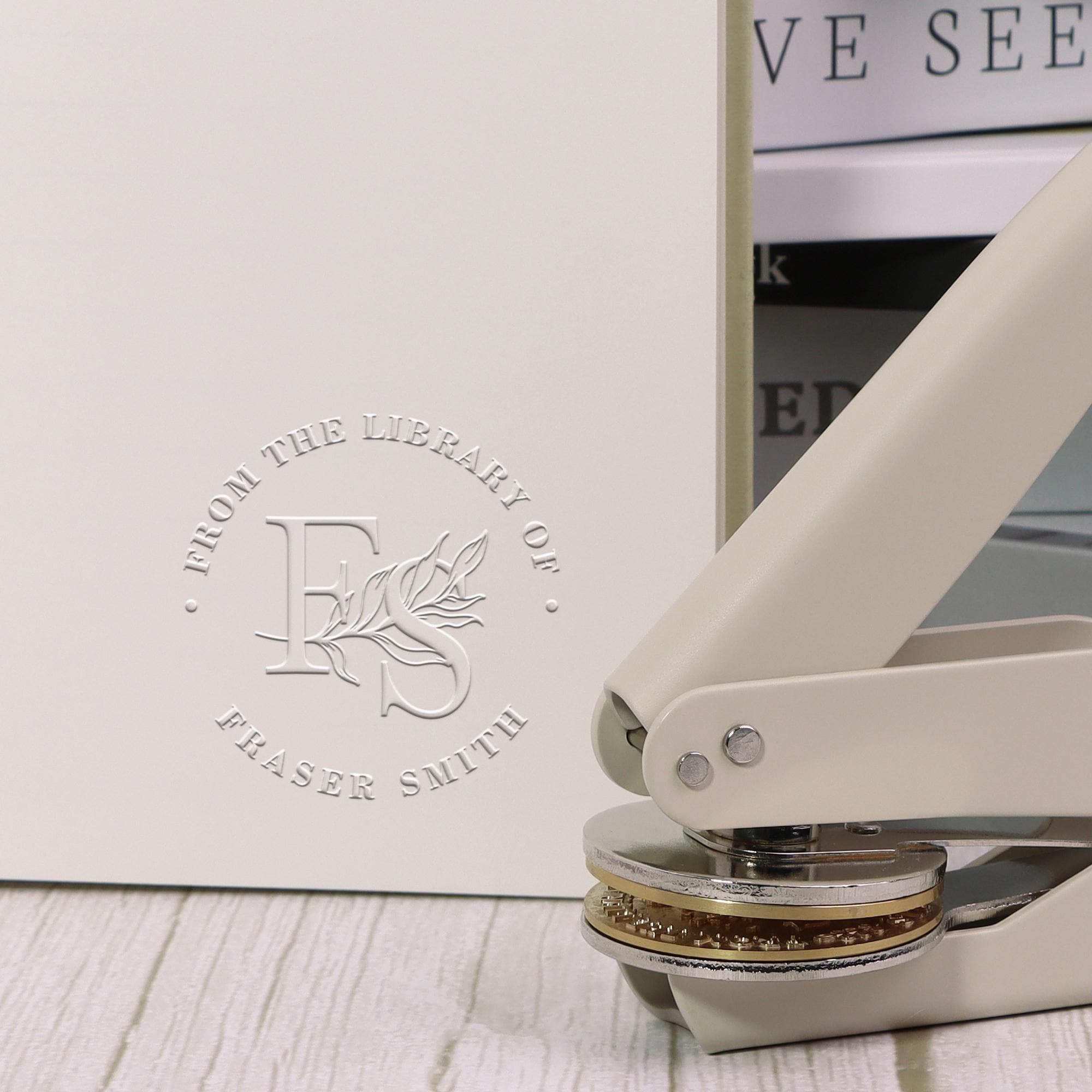 Typo Embosser Library Embosser | Customized Any Logo Embosser| Personalized Embosser ...