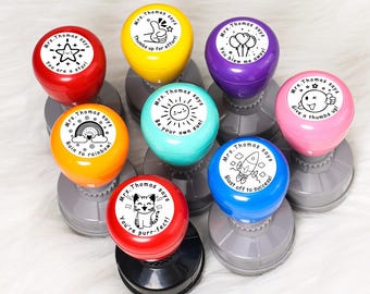 Teacher Grading Stamp, Personalized teacher stamp, Feedback Stamp, Encouragement Stamp, Gift for Teachers, Homework Stamp