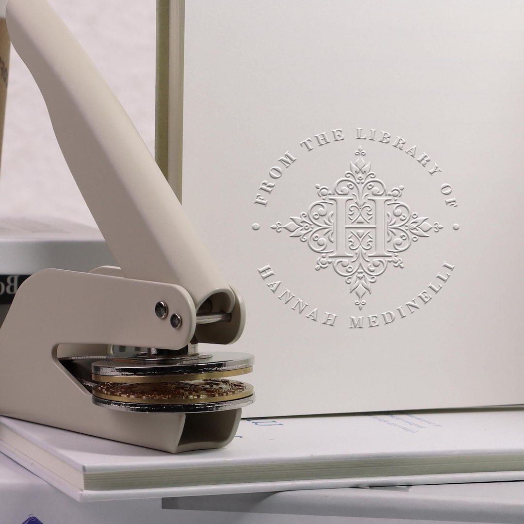 CUSTOM EMBOSSER | Personalized Library Embosser | From the Library of ...