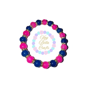 Pink & blue bracelet/ Pink bracelet/ Blue bracelet/ Bracelet gift/ Beaded bracelet