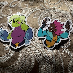Galaxy Gals Sci-Fi Cartoon Vinyl Sticker/Decal