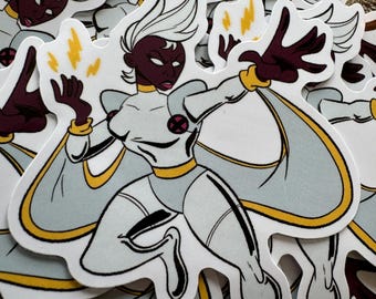 Adhesivo/calcomanía de vinilo de Storm de X-Men