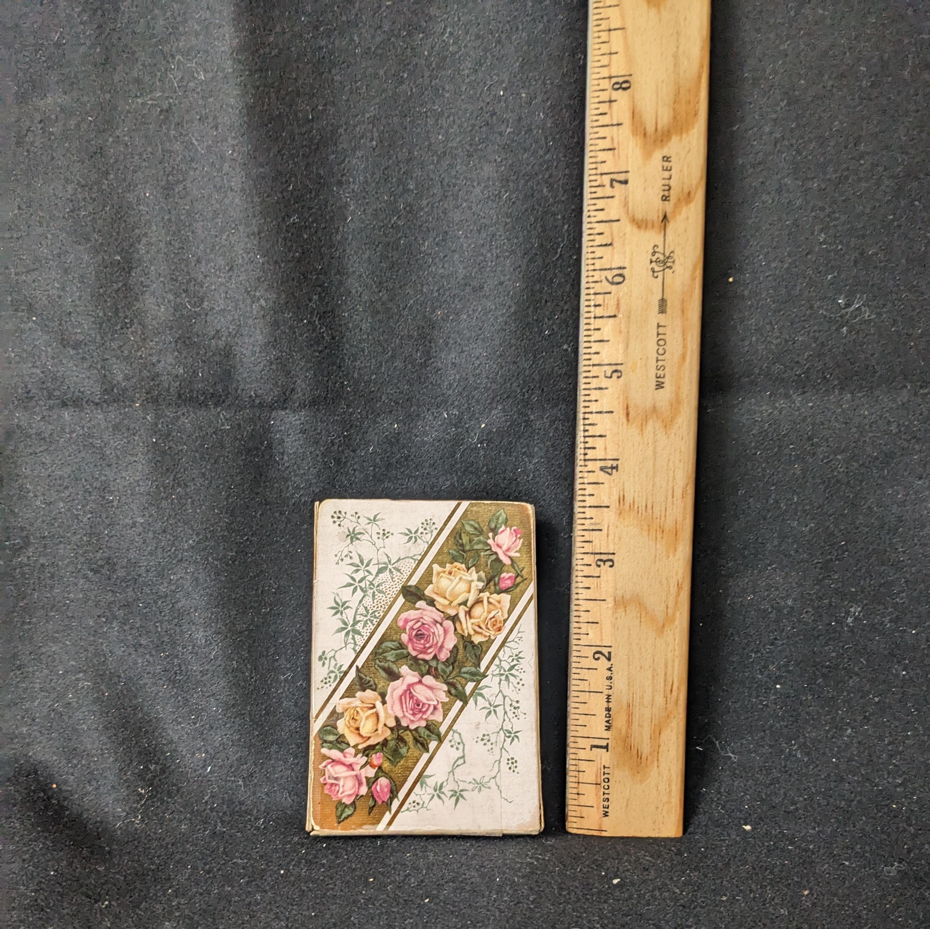 C. 1900 - ANCIEN TRIPTYQUE JEU DE CARTES A JOUER MINIATURES - DAVID à