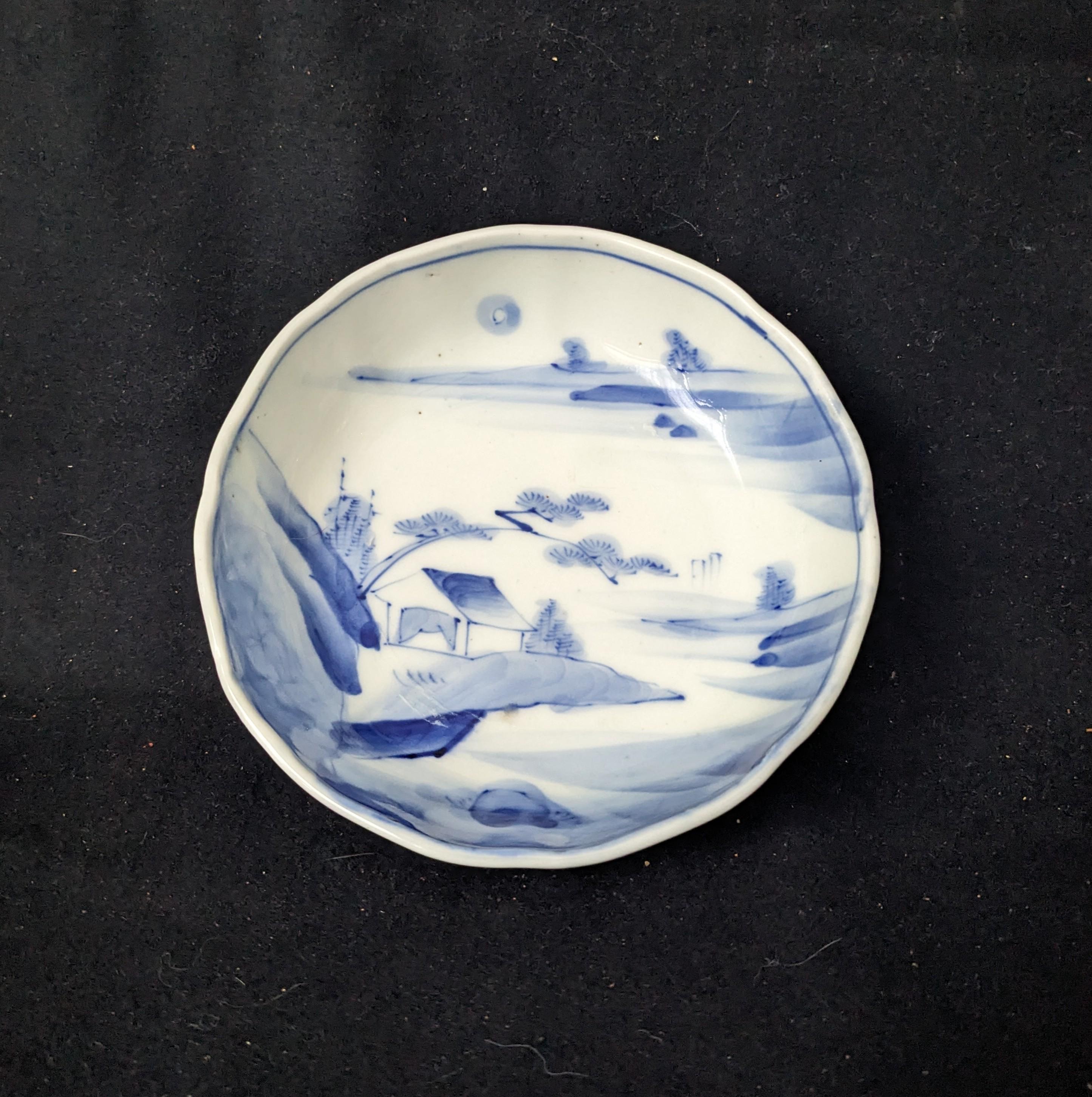 Oiseau mesange bleue en porcelaine de Meissen