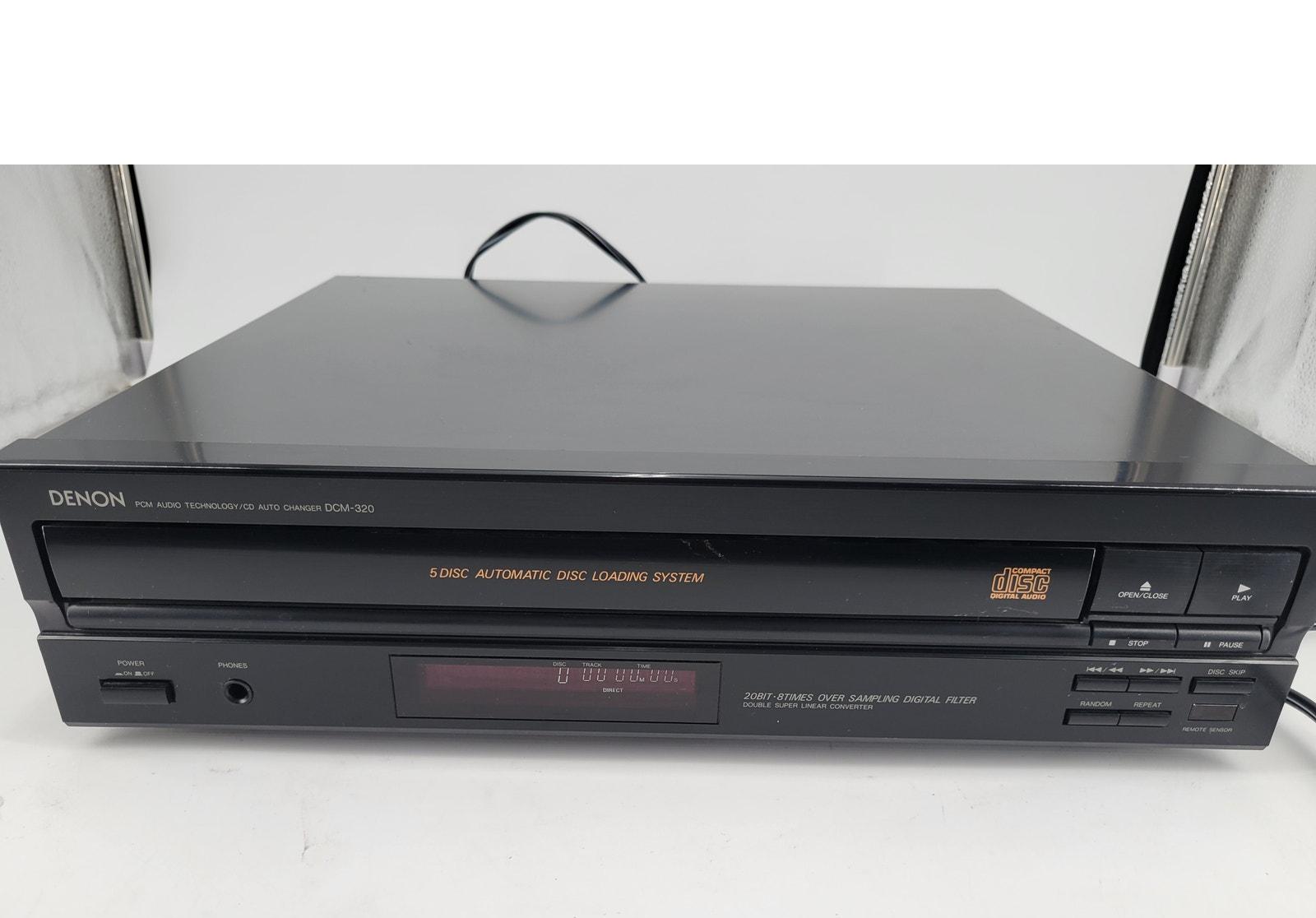 Vintage Denon 5-disc CD Changer DCM-320 Burr-brown Works - Etsy Vintage Denon 5-disc CD Changer DCM-320 Burr-brown Works - Etsy