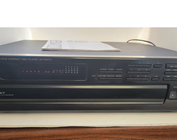 VTG Mid90's Kenwood DPR3070 5disc CD Changer Includes Manual no Remote Etsy