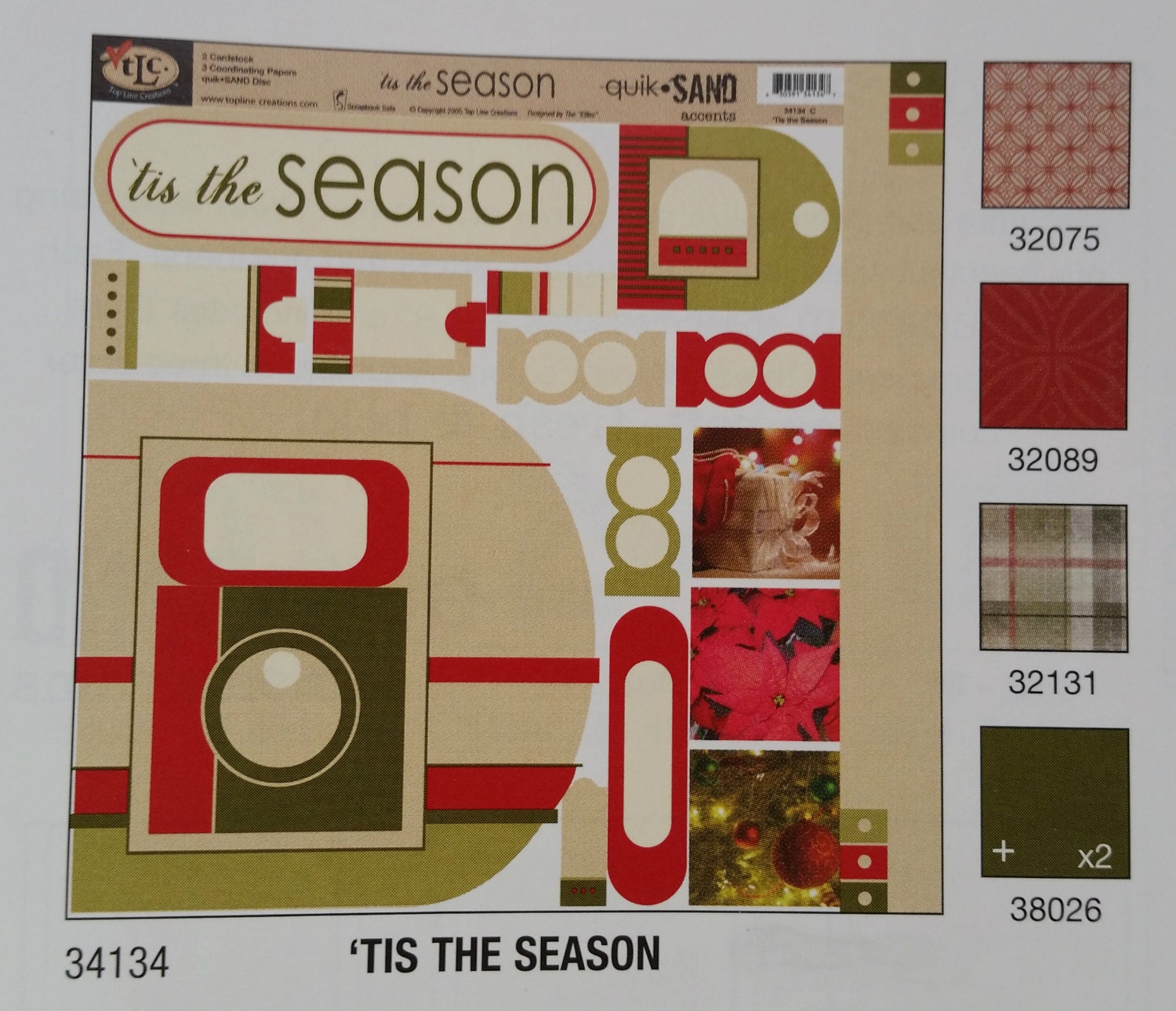 Top Line Creations Scrapbook Kit 'Tis The Etsy