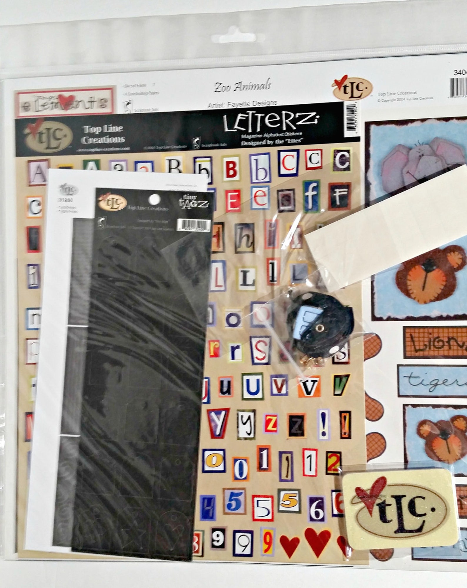 Top Line Creations Scrapbook Kit Goin' Wild 2 Etsy