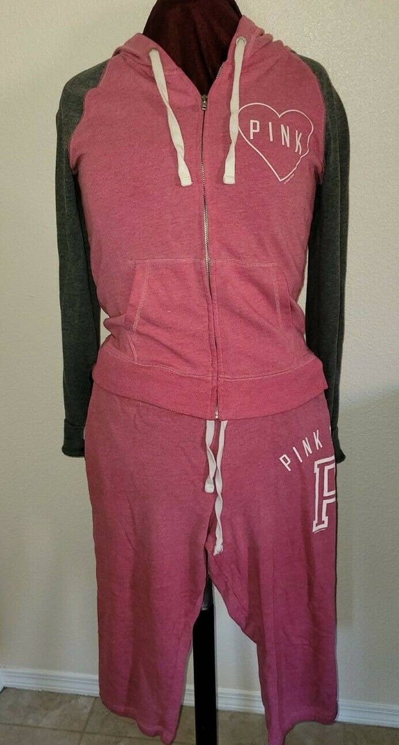 Secret Pink Zip up Hoodie \u0026 Jogger Set 