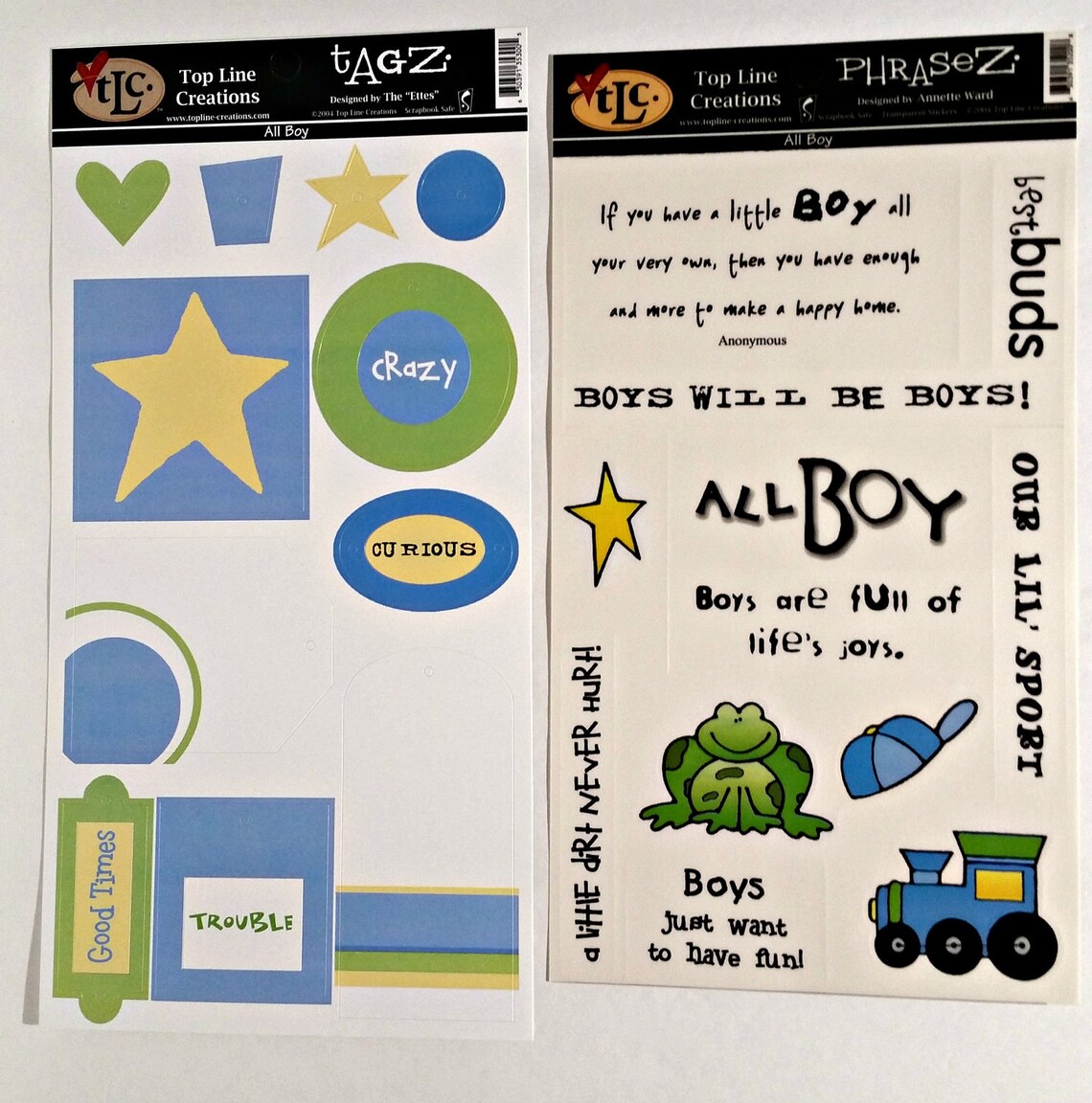 Top Line Creation's all Boy Designer Etsy