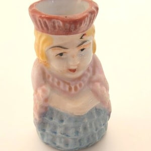 Vintage Occupied Japan Miniature Toby Jug Character Pitcher 2”
