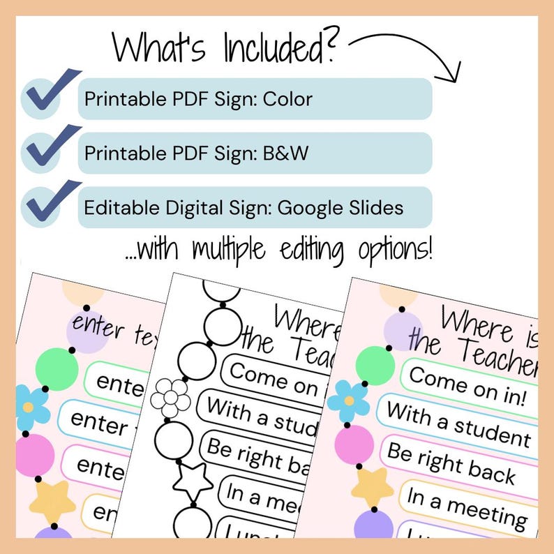 Where is the Teacher EDITABLE - Il 794xN.6585323937 Slva 