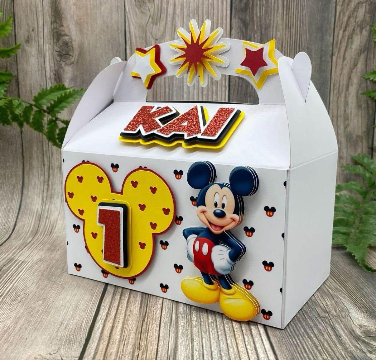 Mickey Mouse treat boxes