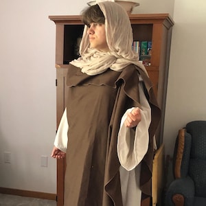 Mary Shepherdess  Costume Nativity Christmas Easter Bible Ancient Historical Character Ready made ready to ship One size Fits Most