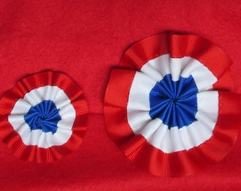 One Cockade Mini 2.25&quot; Les Miz Liberty Cap Cockades Napoleon French Revolution Bastille Single Orders ship same day