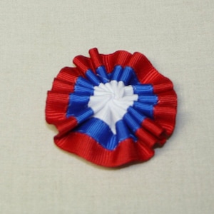 Napoleon  Mini Cockade 2.25&quot; across Napoleonic French Revolution  Hat Cockade    Made to Order