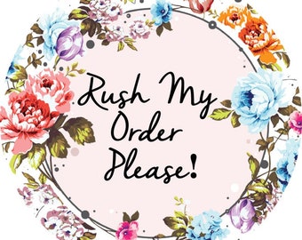 Rush for custom orders over 100 Dollars and less than 4 week sewing turn around time Contact me for details