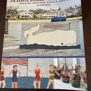 American Summer Seaside Inspired Rug and Quilt Pattern Book author Polly Minick image 1