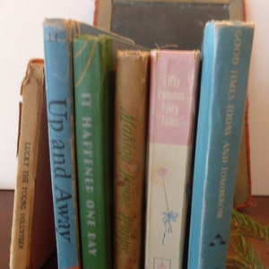 Vintage School Books Classroom Reading