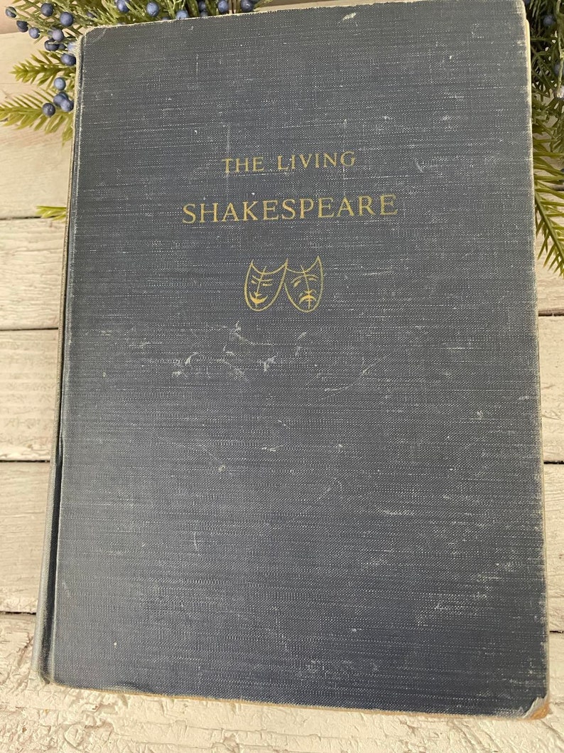 Vintage Book The Living Shakespeare from 1949 Twenty-Two Plays & the Sonnets Bild 1