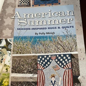 American Summer Seaside Inspired Rug and Quilt Pattern Book author Polly Minick image 2