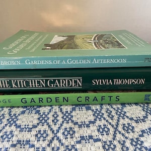 Vintage Amazing Variety of Garden Books