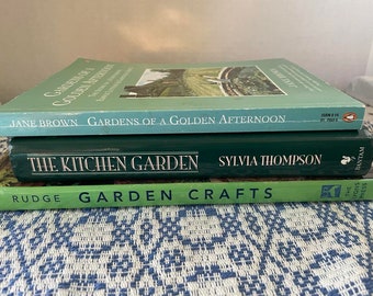 Vintage Amazing Variety of Garden Books