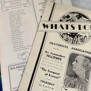 Vintage Paper Epherma Poetry WW2 Opera Varied image 7