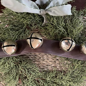 Vintage Brass Bells Jingle Christmas