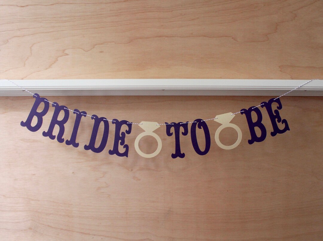 Banner Rings ''Bride to be'', mix, 2.5 m