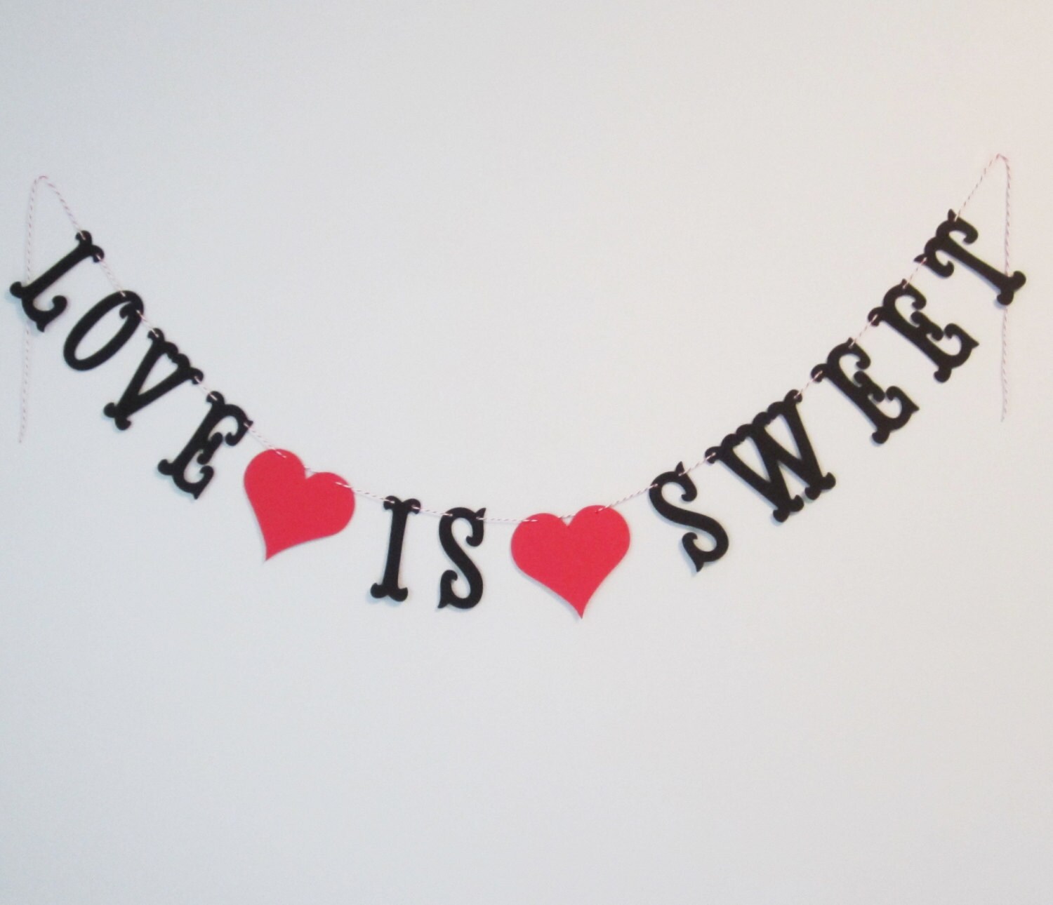 Love is Sweet Banner Custom Colors Wedding Bridal Shower - Etsy
