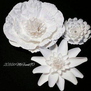 Weddings Large Paper Flowers in the colors of your choice
