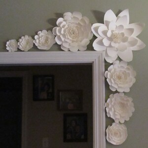 Weddings Large Paper Flowers in the Colors of your choice