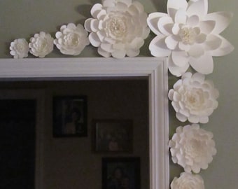 Weddings Large Paper Flowers in the Colors of your choice